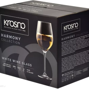 Kieliszki do wina białego 6 szt. 370 ml Harmony Krosno