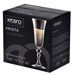 Kieliszki do szampana 6 szt. 150 ml Krista Krosno