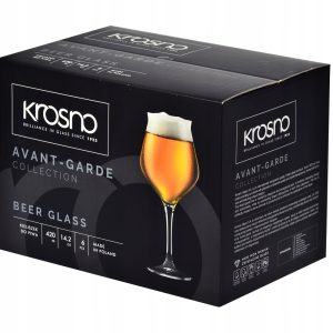 Kieliszki do piwa 4 szt. 420 ml Avant-Garde Krosno