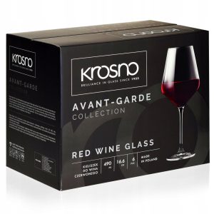 Kieliszki do wina czerwonego 6 szt. 490 ml Avant-Garde Krosno