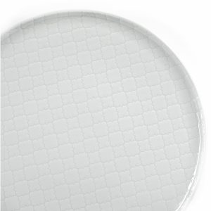 Talerz deserowy 17,5 cm – Lubiana Marrakesz biały