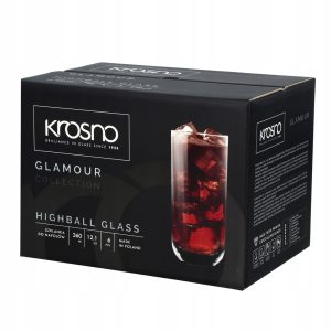 Szklanki do napojów 6 szt. 360 ml Glamour Krosno